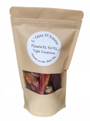 Piments forts type cayenne