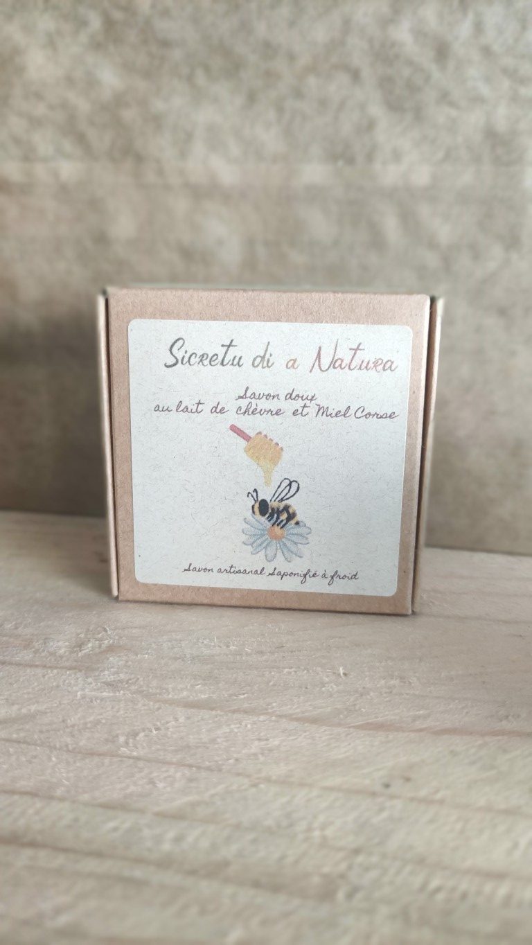 Savon au lait de chèvre et miel corse