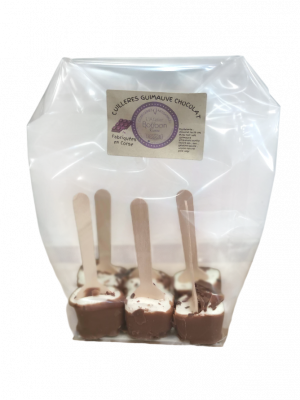 cuillères de guimauve au chocolat