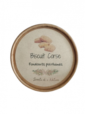 fondants parfumés : biscuit corse