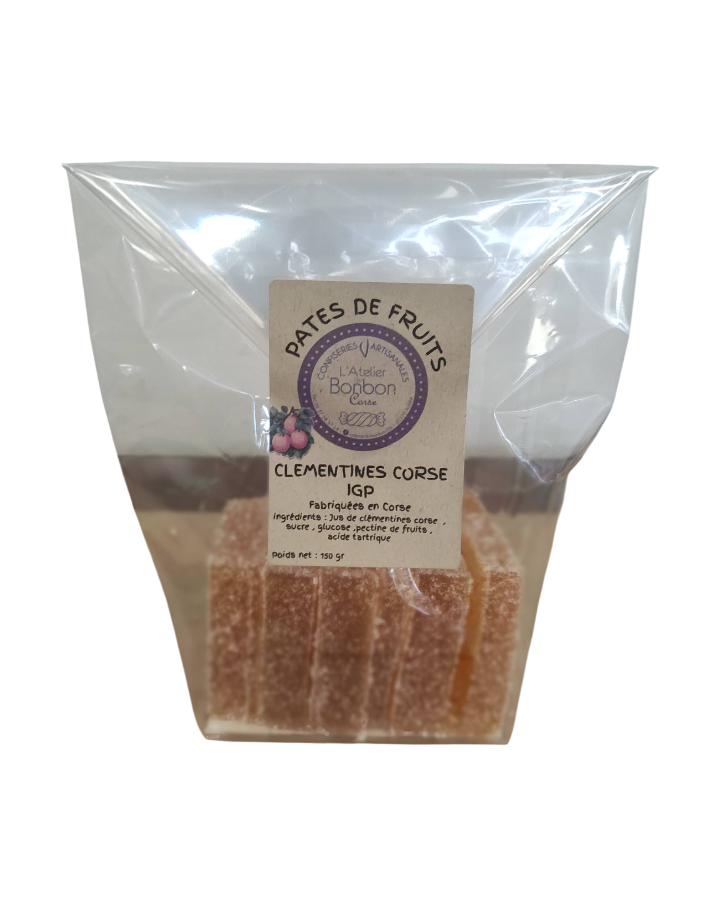pâte de fruits clémentines corses