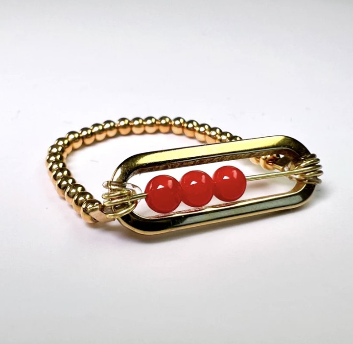 Bijou : Shiny Bague Corail