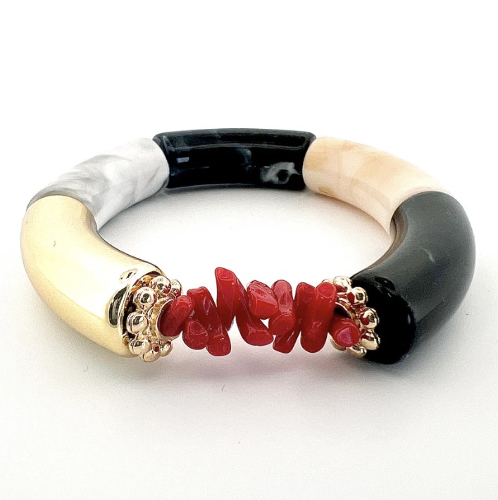 Bijou : Bracelet avec chips de Corail Goa
