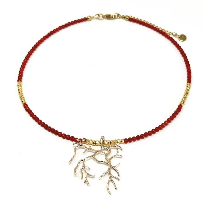 Bijou : Collier en perles de Corail Serena