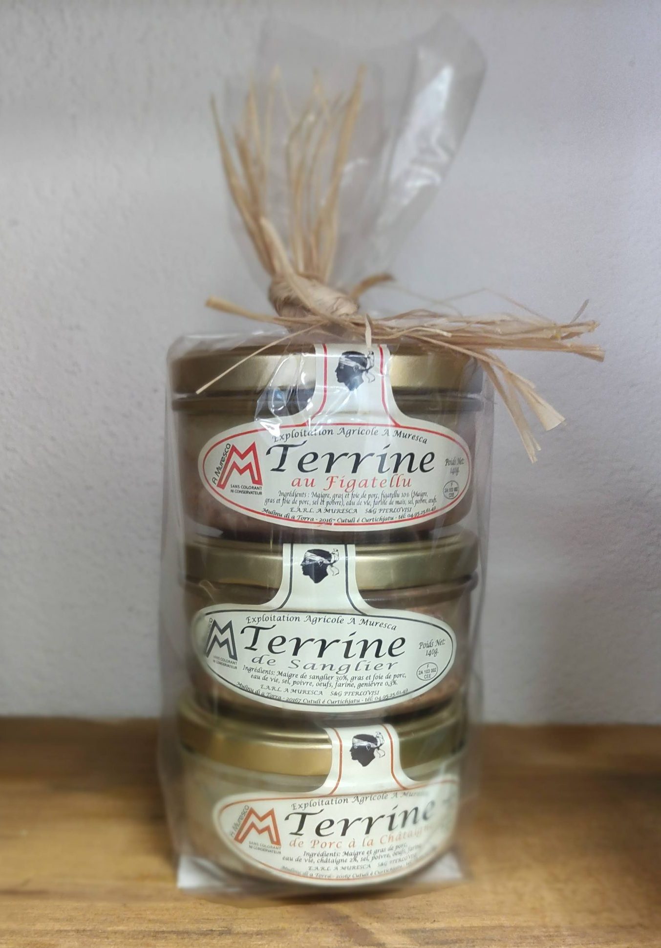 Coffret 3 terrines