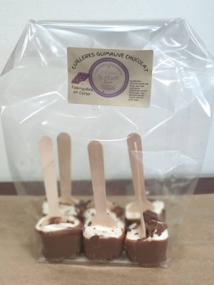 Cuillères guimauve chocolat