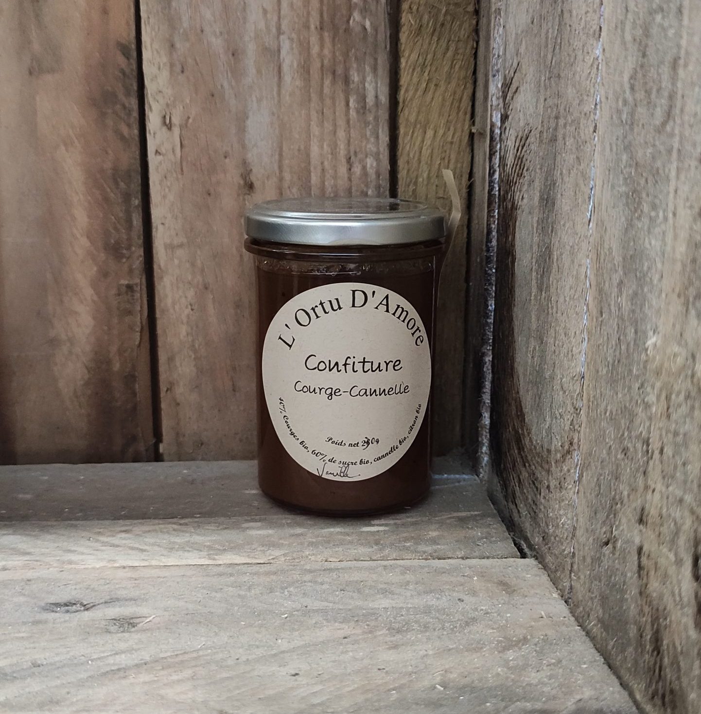 Confiture de courge & cannelle 230g