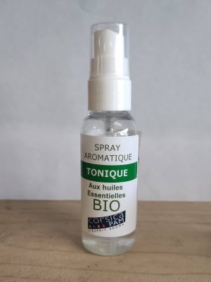 Spray aromatique BIO « Tonique » aux huiles essentielles