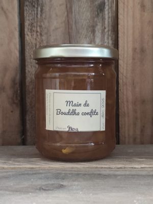 Confiture : Main de Bouddha confite