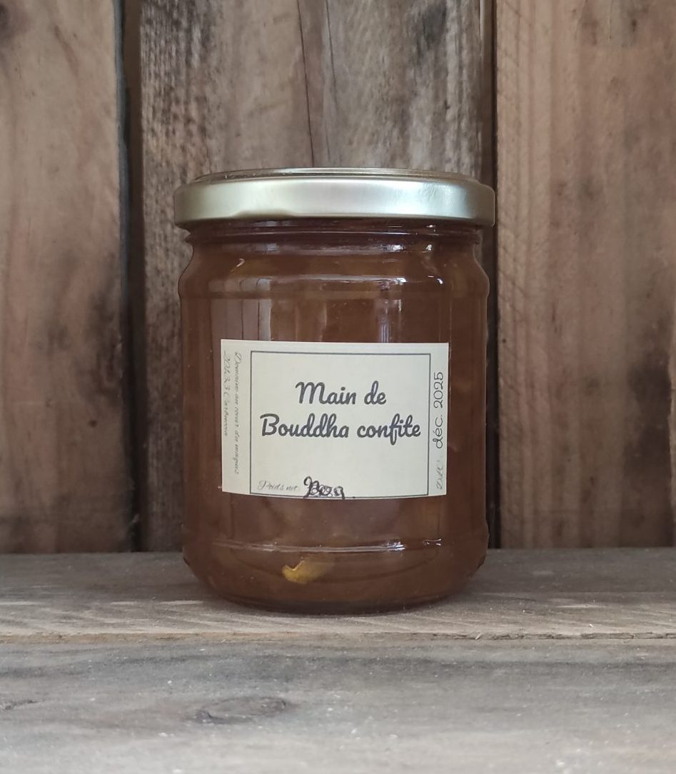 Confiture : Main de Bouddha confite