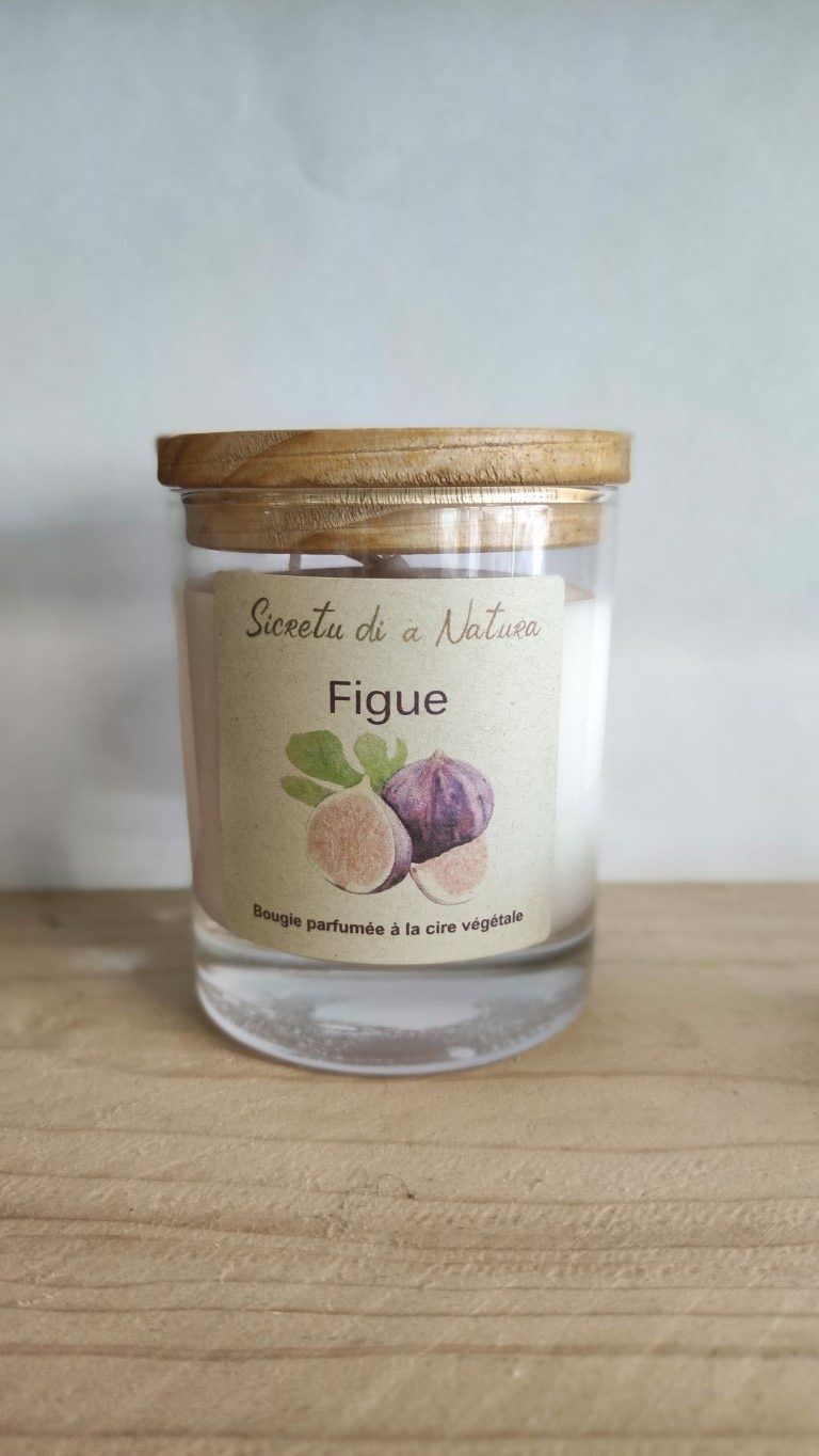 Bougie parfumée figue