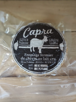 Fromage fermier de chèvre au lait cru