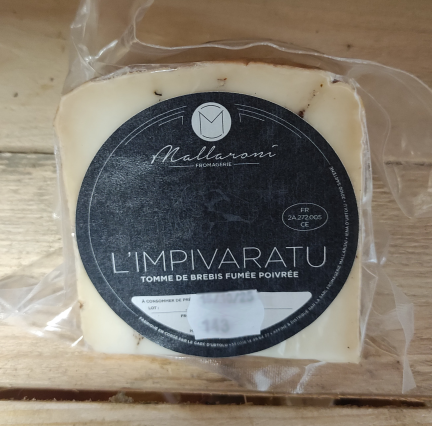 Tomme de brebis fumée