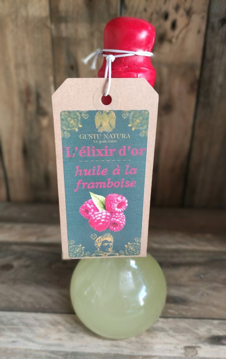 Huile à la framboise