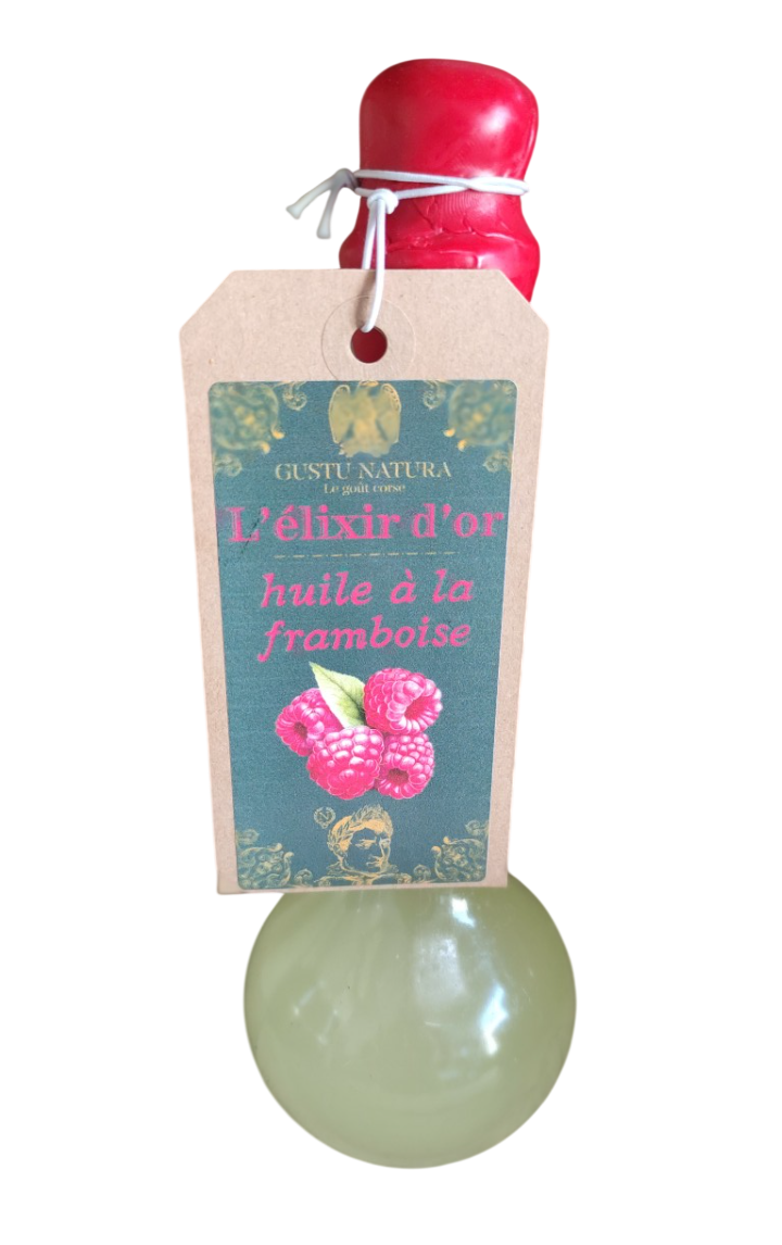 huile infusée à la framboise