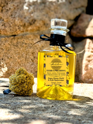 Huile Sèche Précieuse à l'Immortelle Corse & Acide Hyaluronique - Laurbullina