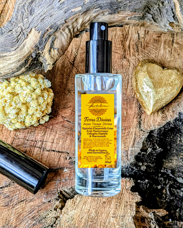 Aqua Visage Divina à l'hydrolat d'Immortelle Corse - Laurbullina