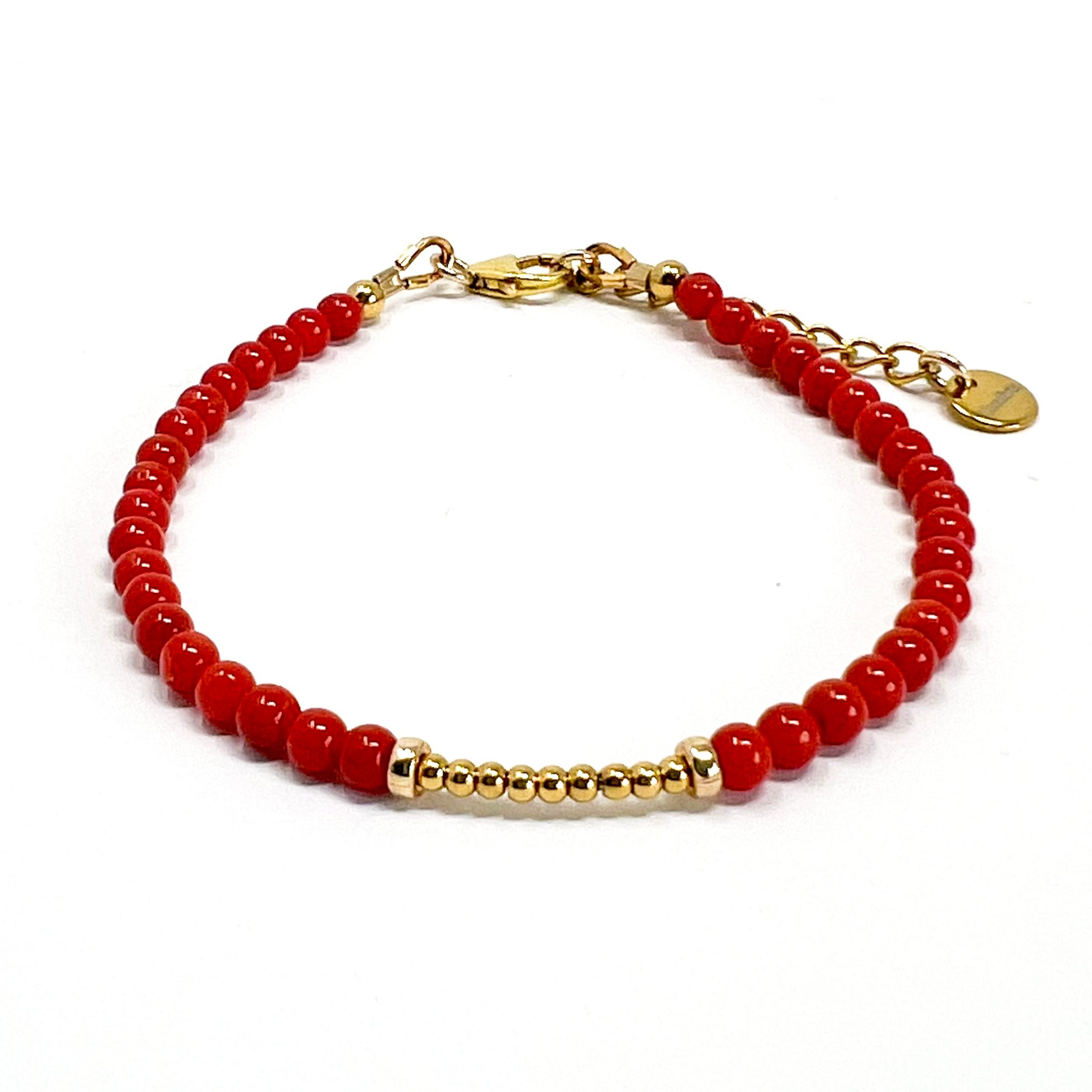 Bracelet en perles de Corail Cora