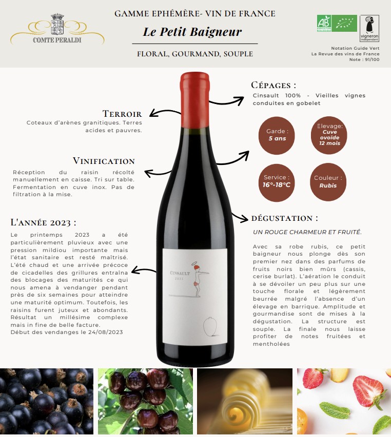 vin rouge domaine Compte Peraldi