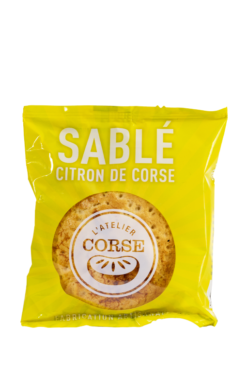 Sablé fourré citron - L'Atelier Corse