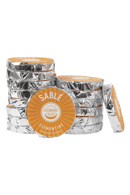 Sablé fourré clémentine - L'Atelier Corse